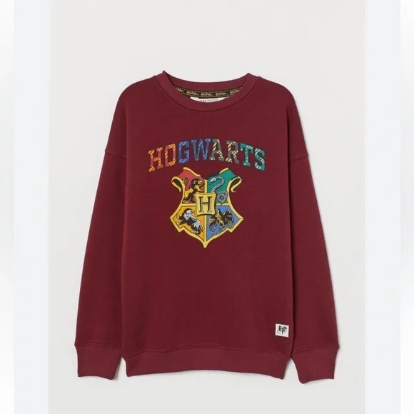 H&M Shirts Tops Hm Hogwarts Harry Potter Sweatshirt Size